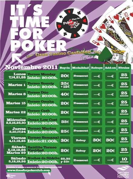 Torneos Poker Casino Grao Castellon